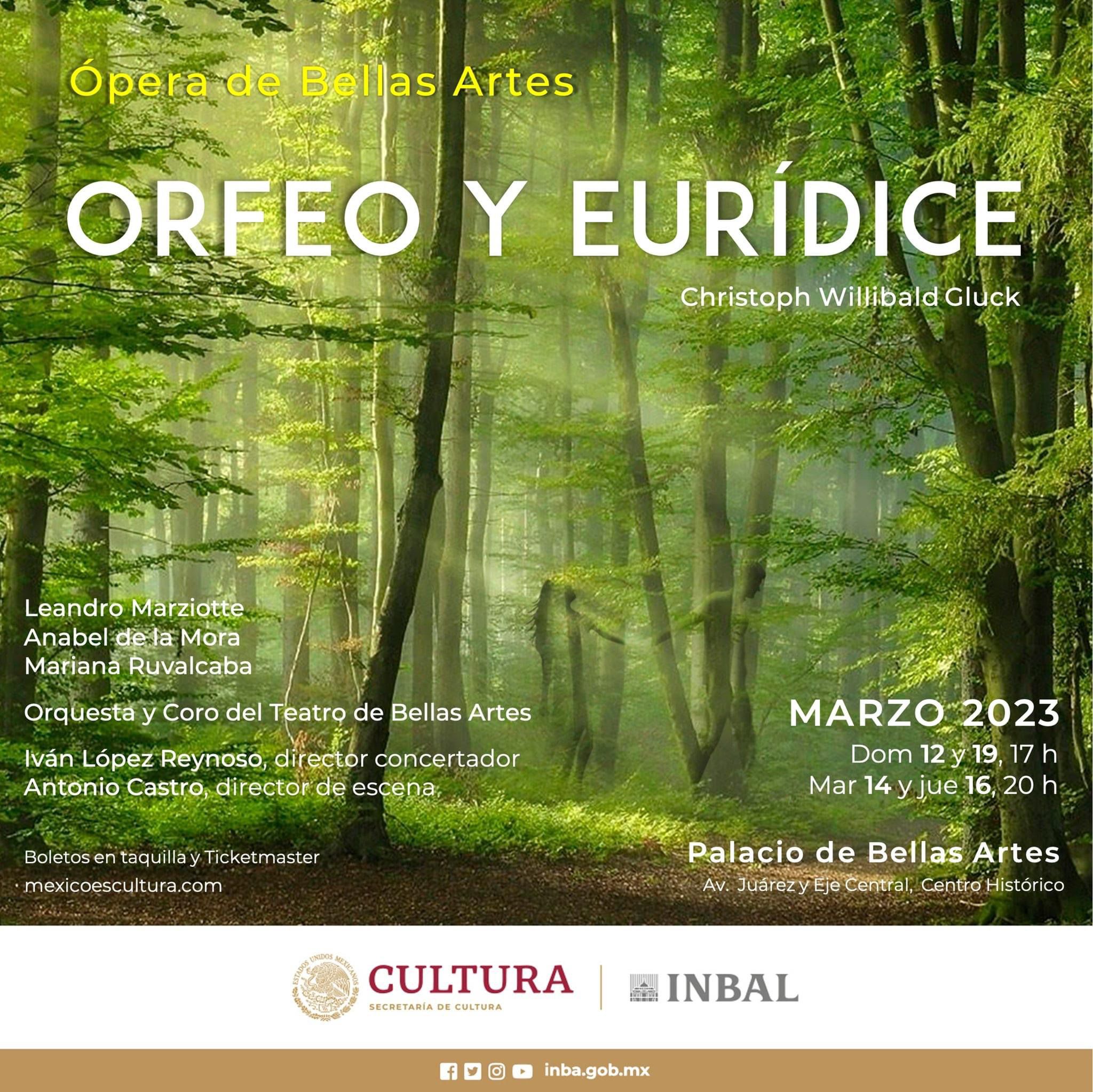 Orfeo de Gluck con la Opera Nacional Mexicana